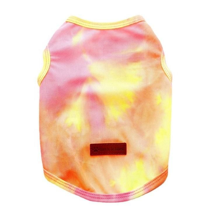 New Design Fashion Tie-Dye Dog Cooling Vest Summer Dog Clothes