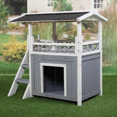 China Professional Manufacturer Personalized Custom Pet Wood Dog House Outdoor Wooden Dog Hutch