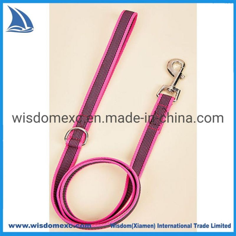 Hands Free Retractable Dog Leash Adjustable Length Pink Color