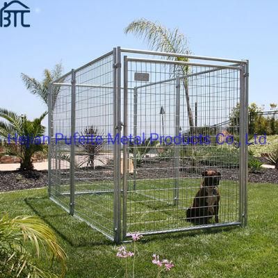 Heavy Duty Black Outdoor Pet Enclosure Dog Kennel Factory