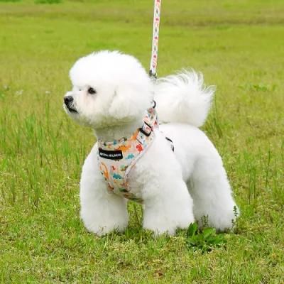 Luxury Soft Custom Printed Reversible Dog Harness Manufacturers, Mesh Padded Reversible Pet Dog Harness