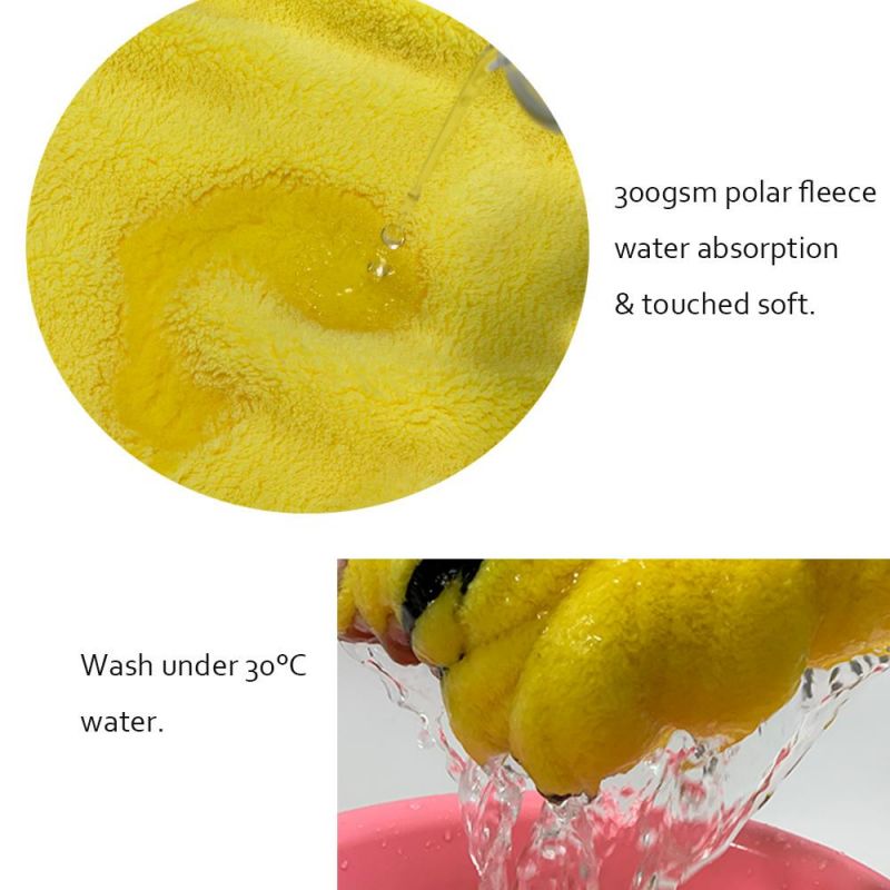 Absorbent Fast Dry Pet Product Warm Dog Bathrobe (MD20CT004)