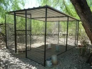 Galvanized Wleded Wire Mesh Filled Outdoor Dog Cage