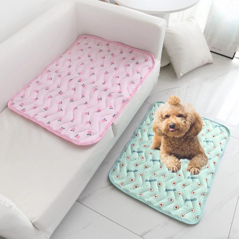 No Freeze Self Cooling Pet Mat Summer Pressure Anti-Moisture Cooling Mat for Kennel Sofa Bed Floor Car Seats Dog Waterproof Bed