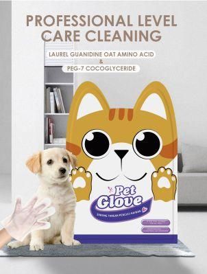 Disposable Pet Care Gloves Wipes