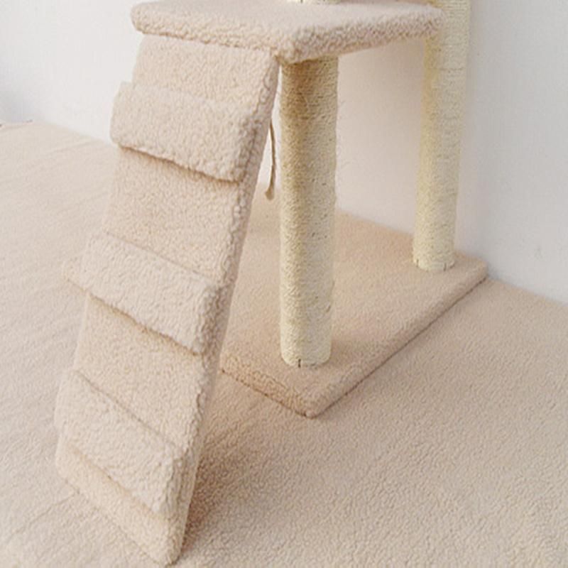 Large Wooden Scratch Climbing Tower Fashion DIY Deluxe Cat Tree Scratching Post Cat Tree to Ceiling