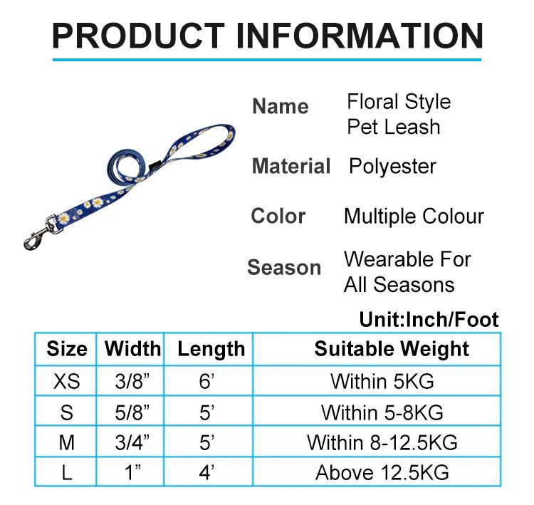 Custom Personalized Design Strong Pet Dog Collar and Leash Set
