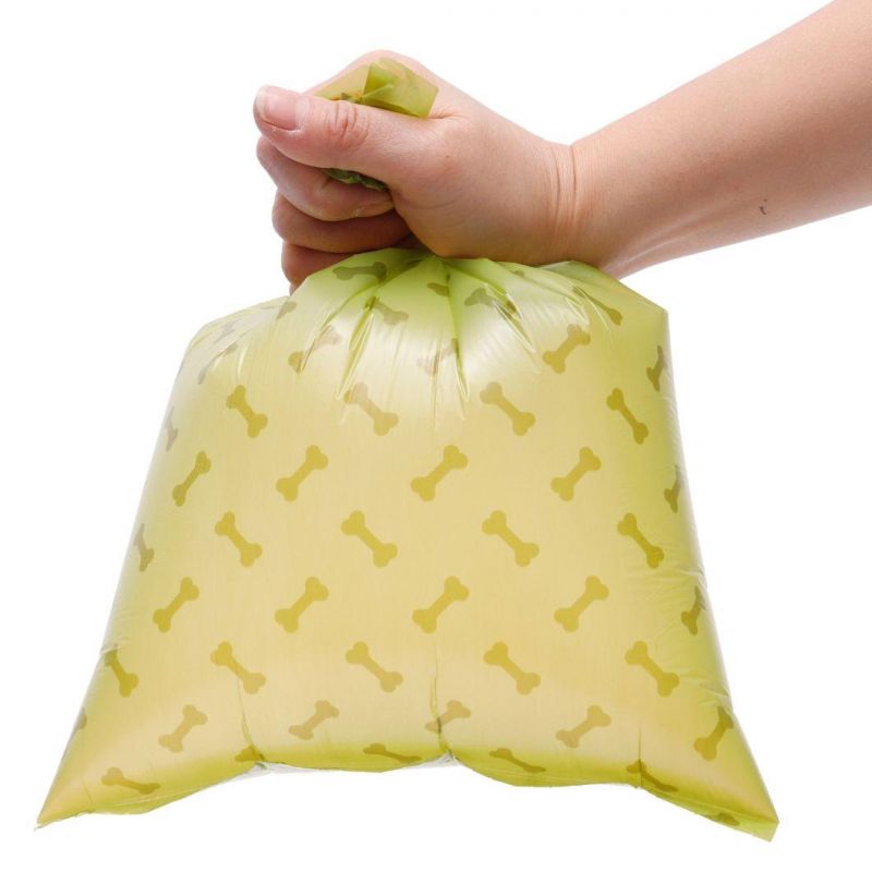 in Stock Biodegradable Dog Poop Bag 20 Rolls/Box Compostable Pet Waste Bags