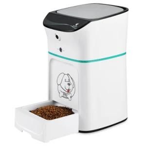 China Pet Supplier 3.2L WiFi Camera Smart Automatic Cat Pet Feeder