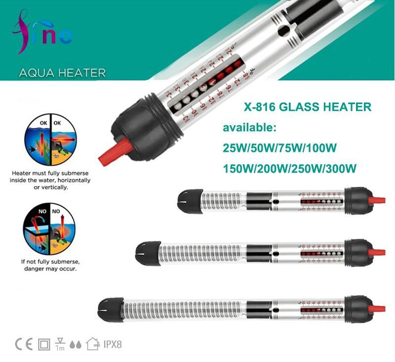 200W Aquarium Heater Submersible Auto Thermostat Heater