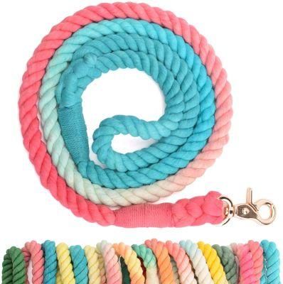 Hand Woven Cotton Traction Rope Lead with Small MOQ