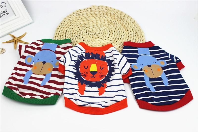 Free Sample Round Neck Multi Sizes Cotton Spring and Autumn Style Pets Dog Clothes