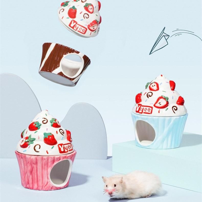 Hot Hamster Ceramic House Cool Hamster Nest Hamster Hideout Ceramic