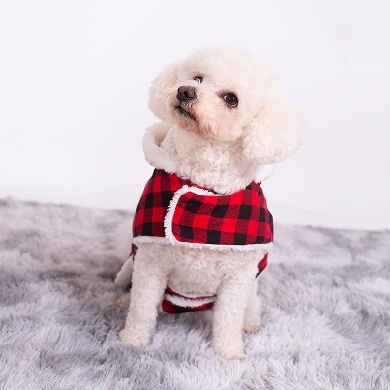 Hot Sale Fashion British-Style Design Dog Warm Coat Fashionable Colorful Pattern Dog Apparel Pet Cloth Sweater Hoodie