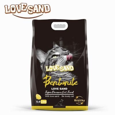 China Factory Love Sand Bentonite Cat Sand Arena PARA Gatos