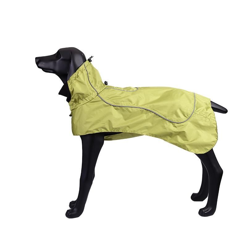 Dog Jacket, Raincoat Material: Waterproof Jacquard Polyester; Lining: Polyester (no sticking-fur)