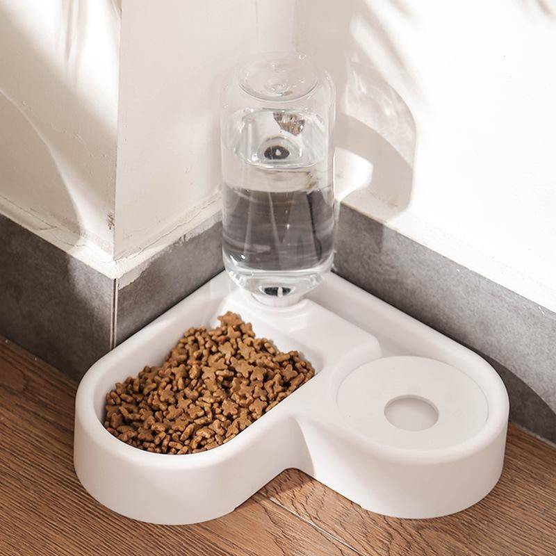 Automatic Pet Feeder Bowl with Water Dispenser Feeder Bowl Cat Dish Bowls
