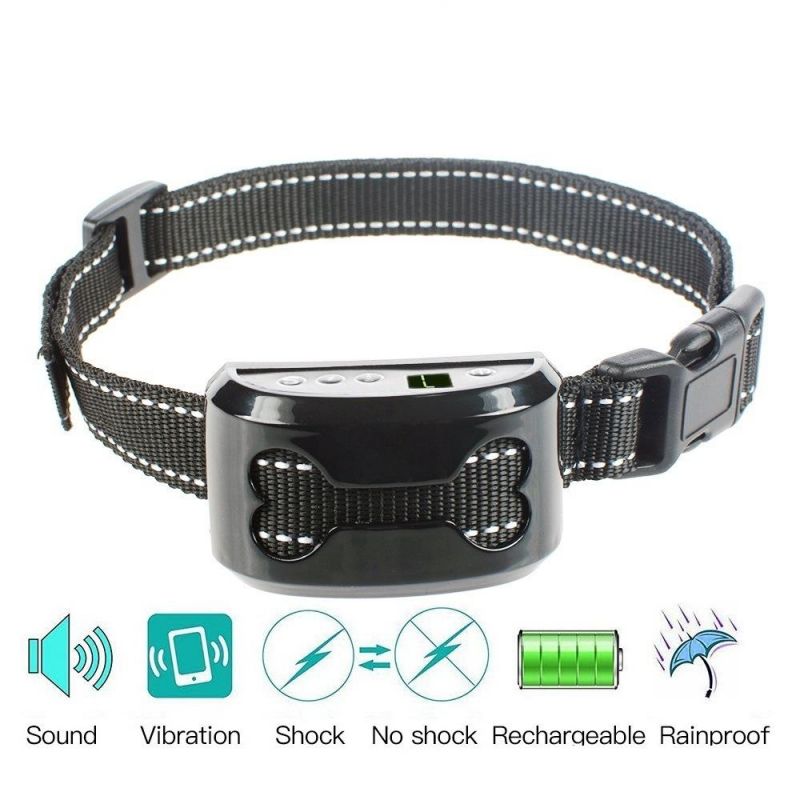 Waterproof Electronic Rechargeable Static Shock Vibrating Remote Control Pet Dog Training Collar Pet Accessories