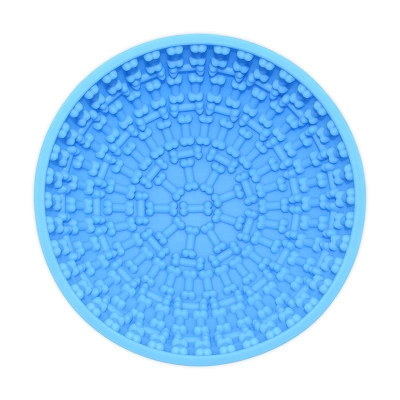 Pet Prevent Obesity Animals Feeding Bowl Semicircular Design Dog Feeding Food Bowls BPA Free Food Grade Pet Puppy Slow Down Eating Feeder Dish Bowls