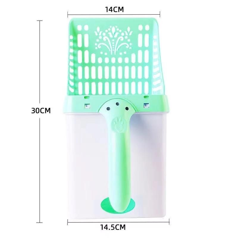 Colourful Supply Manual Toilet Engrave Handed Pet Litter Scoop