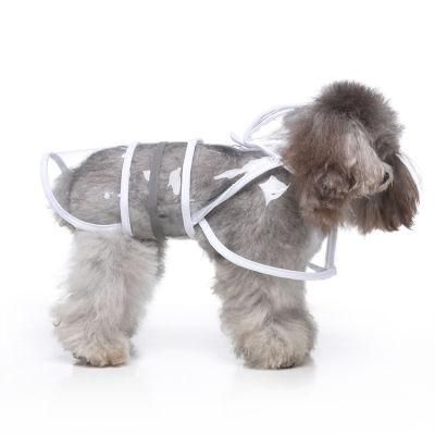 Dog Rain Coat Clothes Raincoat Waterproof Cat Pet Clothes Leisure Supplies Transparent Raincoat Small Medium Big Dogs