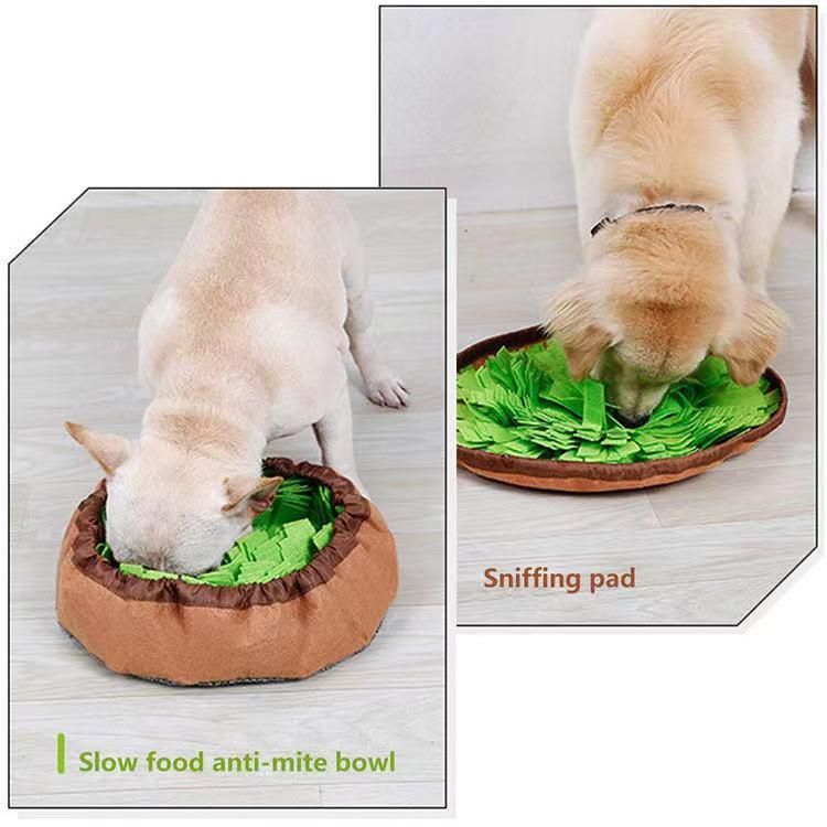 Dog Sniffing Mat Dog Puzzle Toy Pet Snack Feeding Mat Boring Training Mat