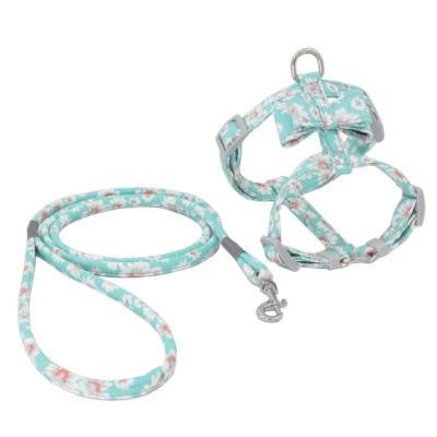 Beautiful Bowtie Cat Harness with Cat Leash Set