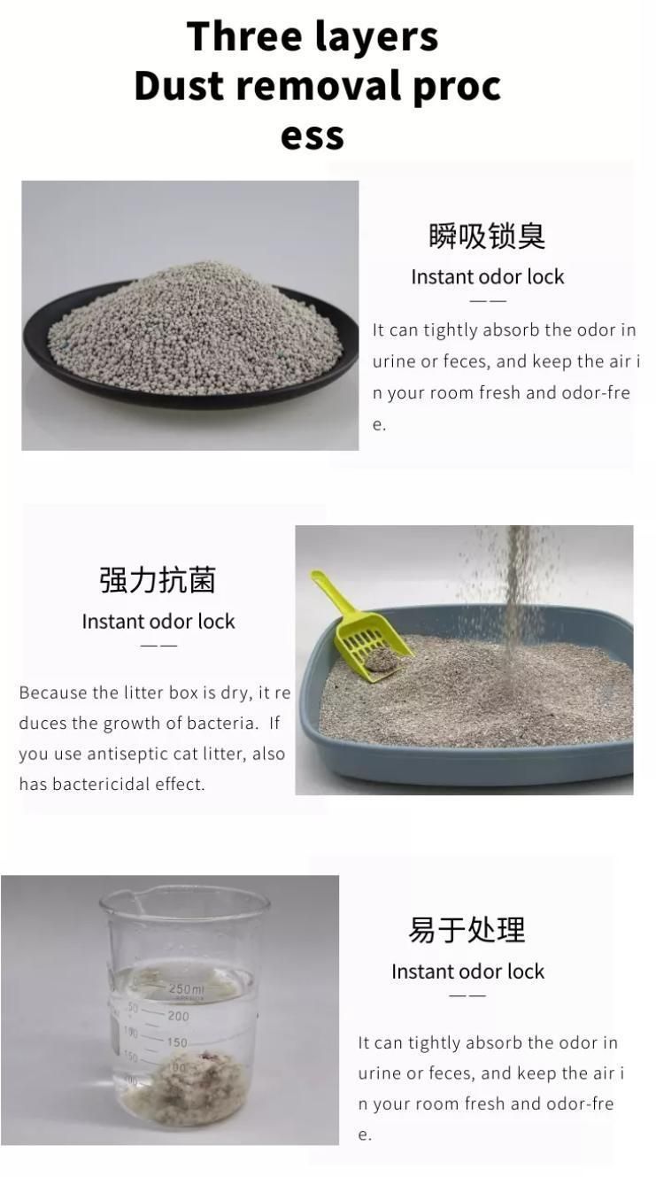 Plastic Packing Cat Litter for Cat Fast Clumping Cat Litter