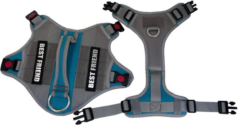 Spupps Working Dog Vest with Reflective Removable Service Dog/ Do Not Dog/in Training Patch