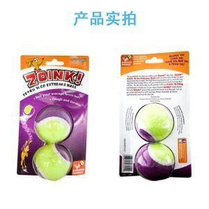 Wholesale Soft Interactive Dog Tennis Ball Toy Dog Chew Tennis Ball Toy Pet Thrower Tennis Ball