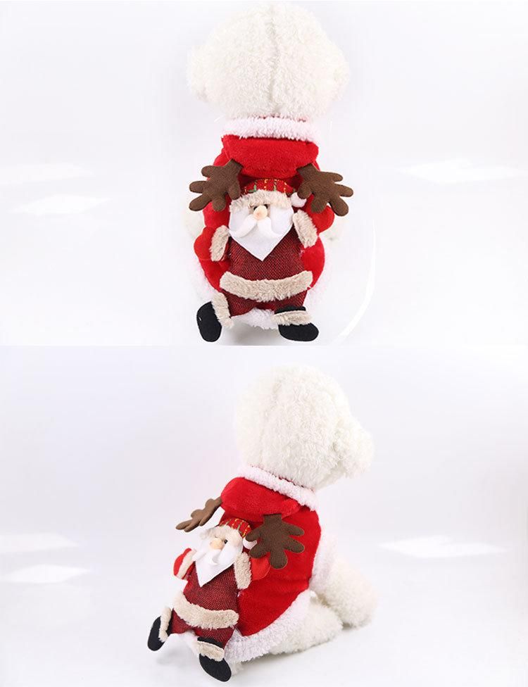 for Autumn Winter Manufacturer, Funny Baby Pet Accessories and Wear Small Winter Christmas Dog Clothes/