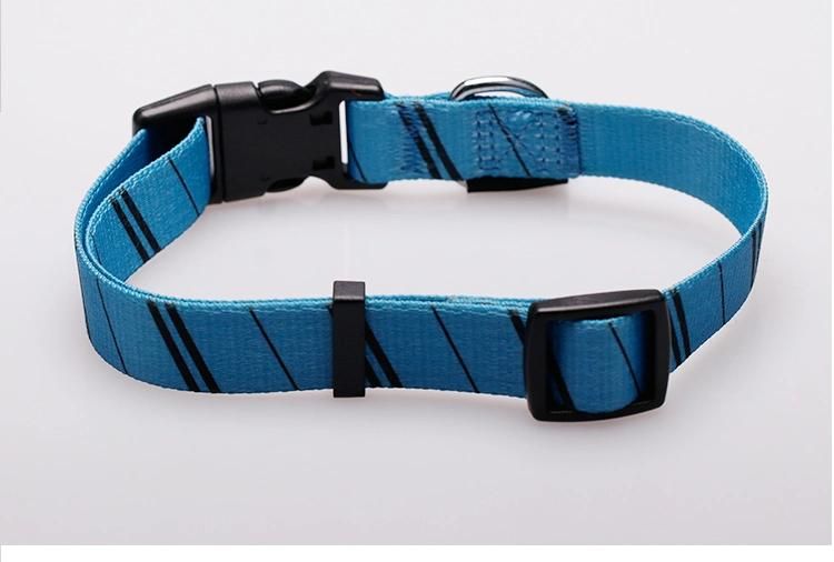 Manufacturer Wholesale Multi-Colors Adjustable Designers Fashion Sublimation Polyester Luxury Pet Dog Neck Collar