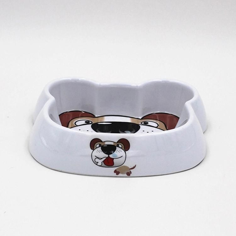 Pet Bowl Modelling Bowl Dog Food Set Cartoon Dog Bowl Cute Cat Dog Feeding Bowl