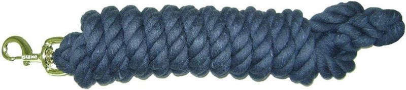 Cotton Lead with Brass-Plated Bolt Snap