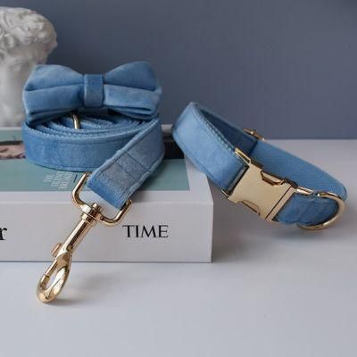 High-End Classic Luxury Cute Dazzling Sparkling Nylon&Cotton Wear-Resistant Pet Necklace Dog Collars
