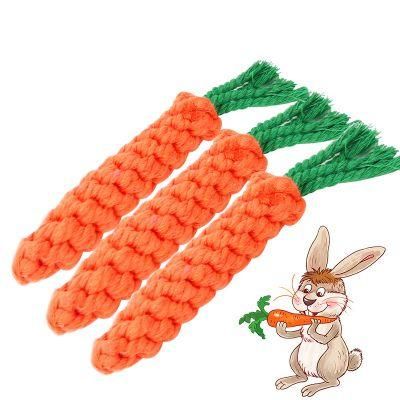 Cotton Rope Braided Carrots Dog Bite Resistant Pet Toys