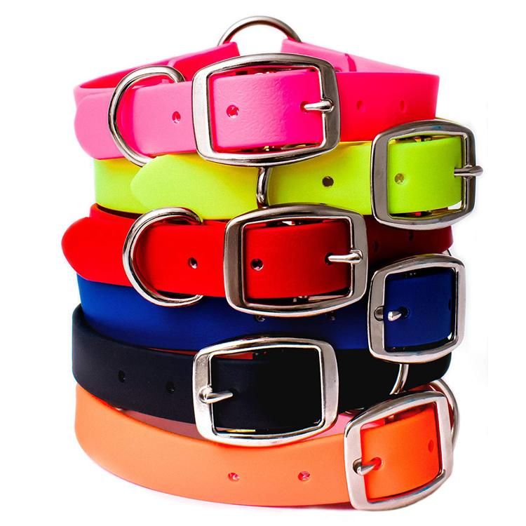 Adjustable Personalized Plastic Soft PVC Waterproof Neck Dog Collar for Pet