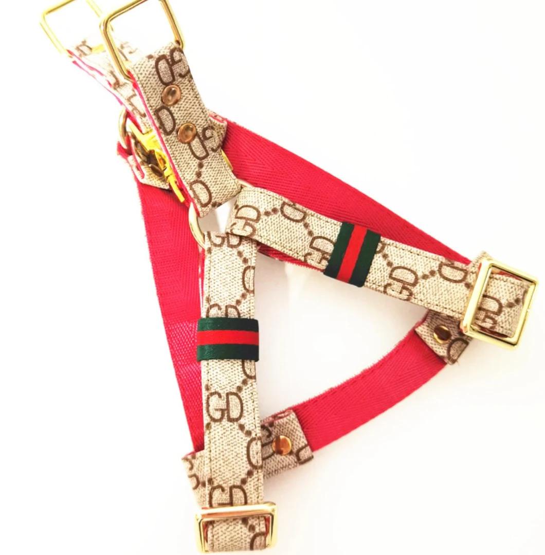 Design Quality Dog Nylon Colllars Pet Harness with Leash