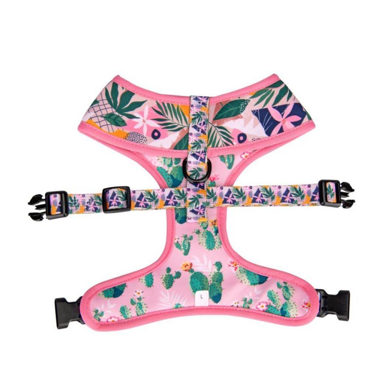 Spring Summer Dog Harness No Pull Vest Harness with Soft Air Mesh Camouflage and Skeleton Pattern