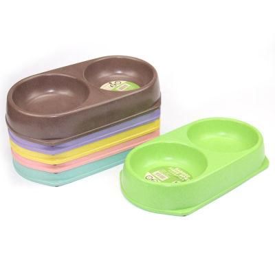 Professional Made Colorful Attractive Bamboo Pet Feeder Bowl