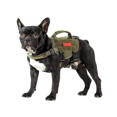 Tactical Dog Harness with Durable Vertical Handle for Small Medium Puppy Dog