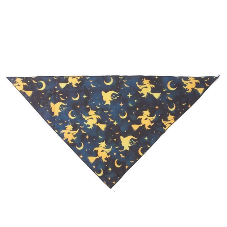 Festival Halloween Adjustable Soft Pet Triangle Scarf Dog Bandana