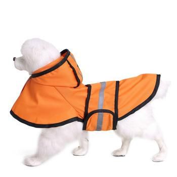 Fashion Waterproof Pet Dog Rain Coat Dog Rain Jacket with Hood for Small Dogs
