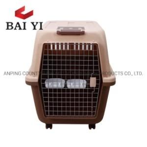 Custom Pet Products Portable Plastic Pet Cage Fashion Dog Carrier