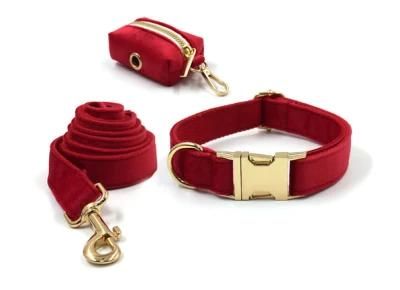 Safety Set Soft Nylon Luxury Nice Gift Pet Collars Dog Leash Harness