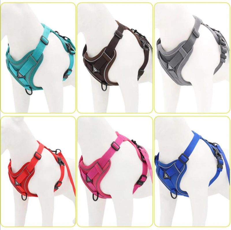 Small MOQ Soft Mesh No Pull Dog Harness with Multiple Colors