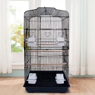 Factory Wholesale ODM OEM Metal Wire Foldable Large Tall Bird Cages