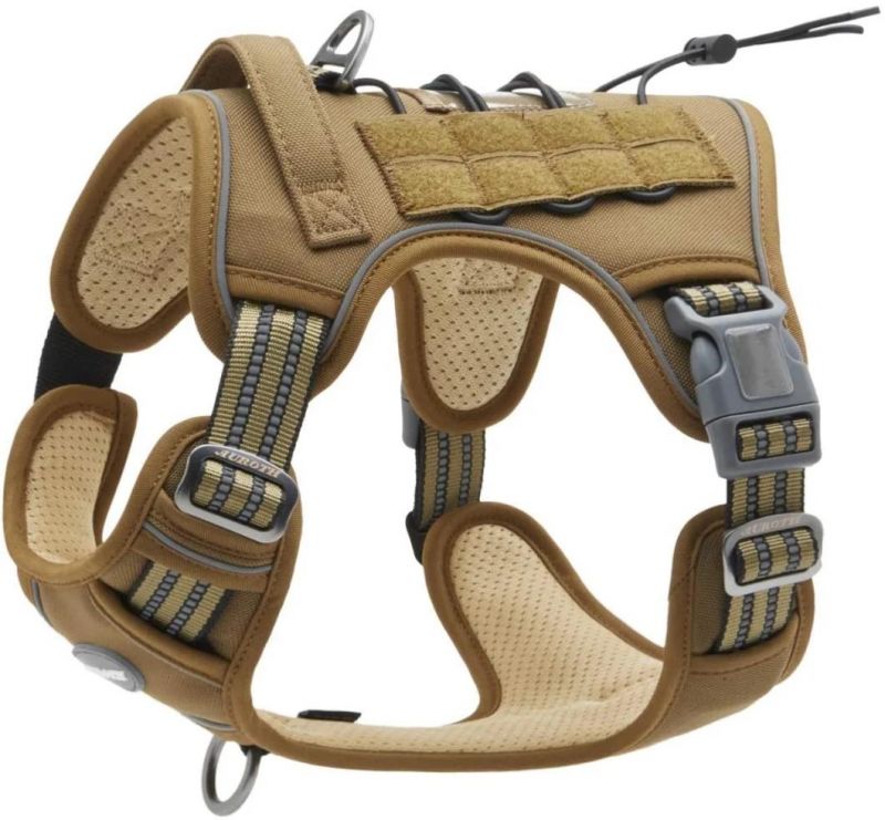 Tactical Dog Harness No Pulling Adjustable Pet Harness