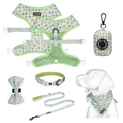 High Quality Customized Pattern Reversible Dog Harness for Walking The Dog