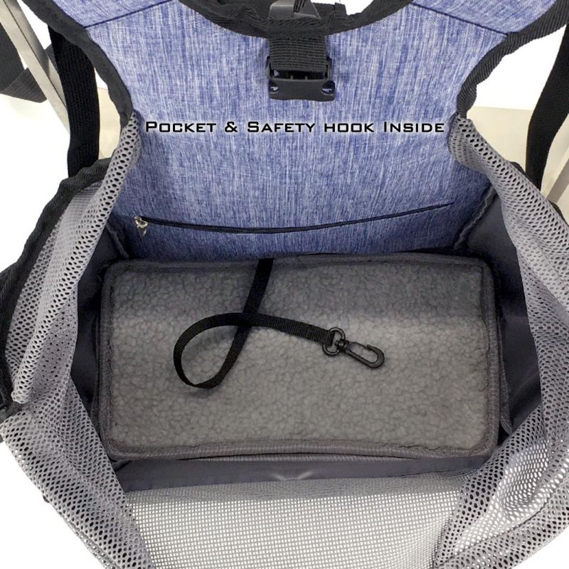 Pet Supply Cation Polyester Pet Backpack Breathbale Design Small Cat Dog Carrier
